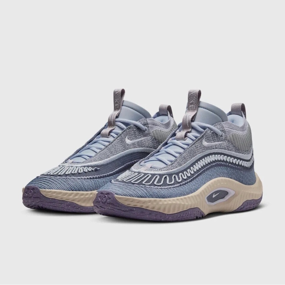 Nike Blue and Purple Sneakers